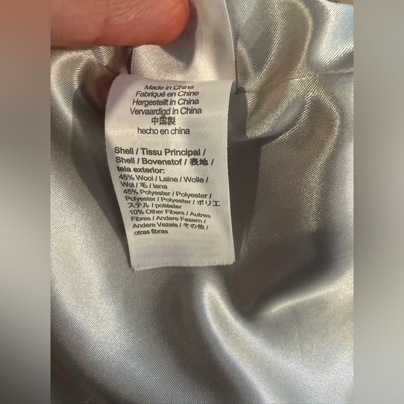 J.Crew Factory Gray Wool-blend lady day coat - Size 8 - Picture 5 of 10